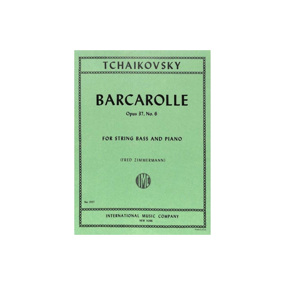 Tchaikovsky, Peter Iljitsch - Barcarolle Op. 37a No. 6 