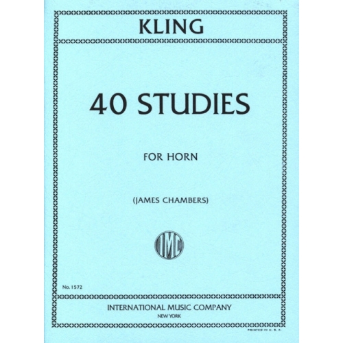 Kling, Henry - 40 Studies 