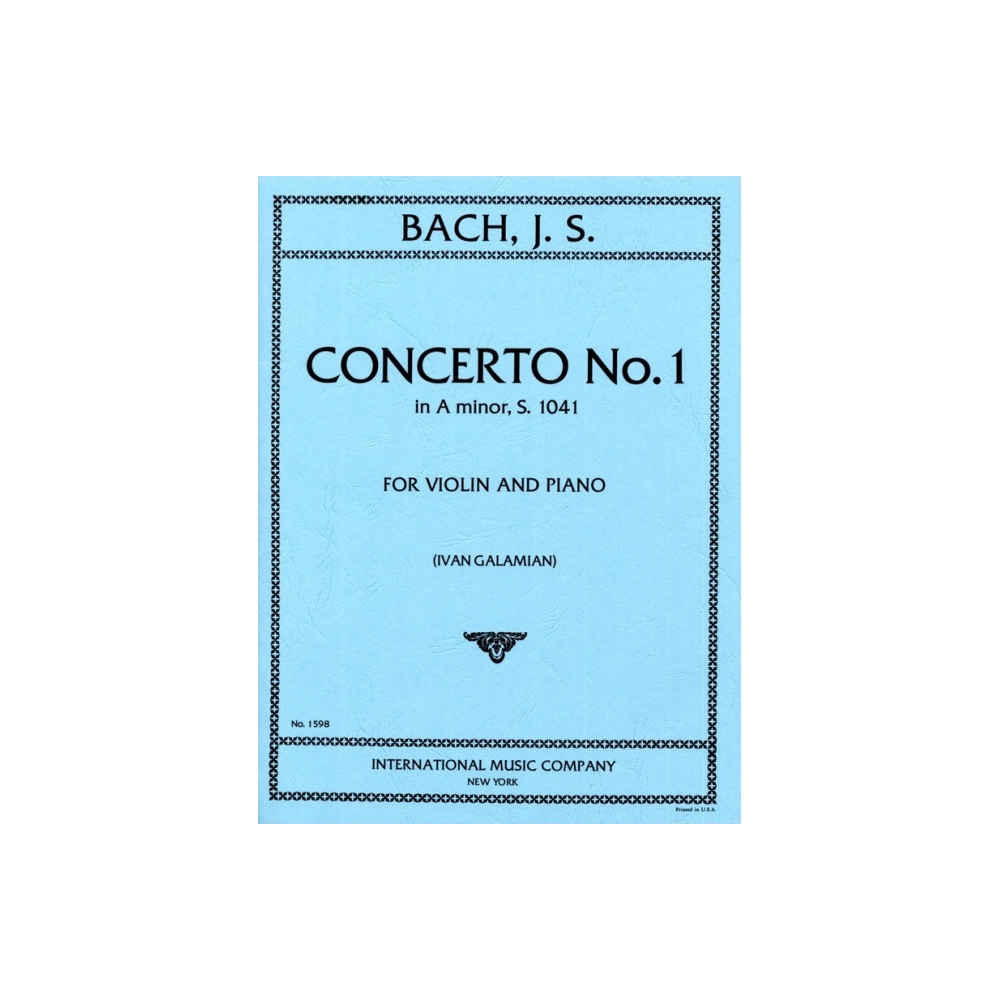 Bach, J.S - Concerto No.1 A minor BWV1041 