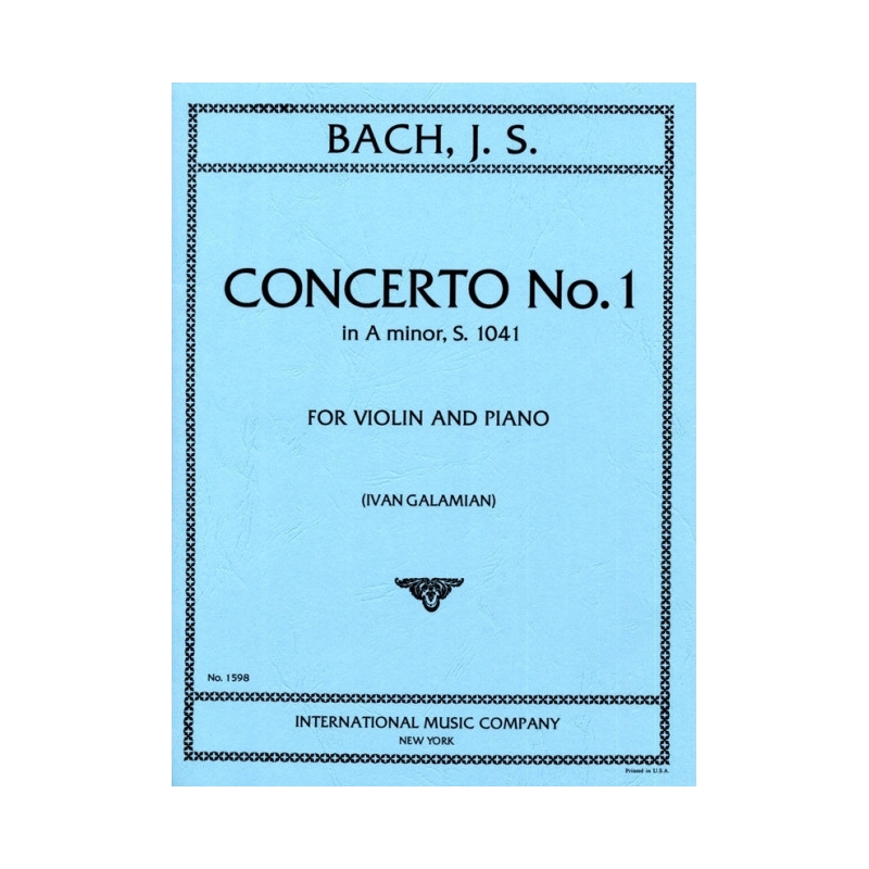 Bach, J.S - Concerto No.1 A minor BWV1041