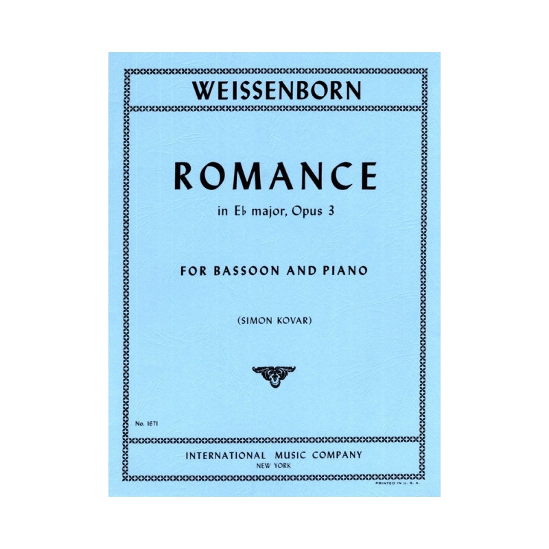 Weissenborn, Julius - Romance in Eb Major Op.3 