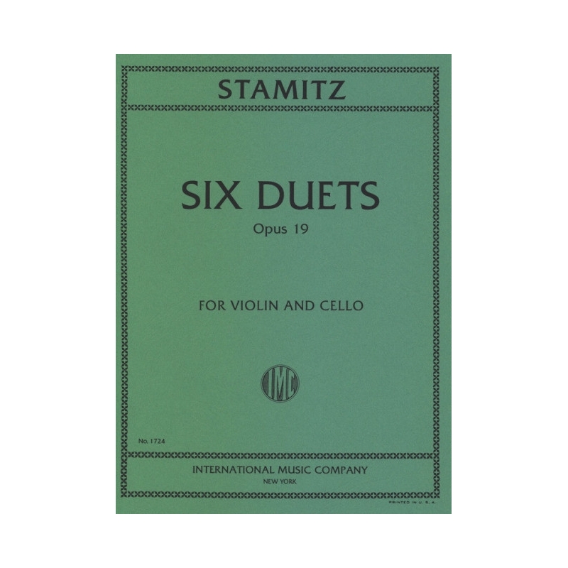 Stamitz, Carl Philipp - Six Duets op. 19