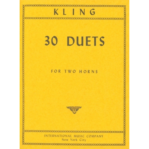 Kling, Henry - 30 Duets 