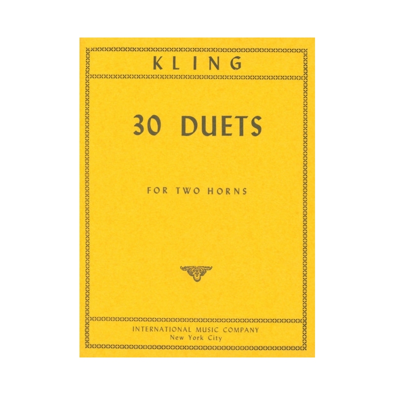 Kling, Henry - 30 Duets 