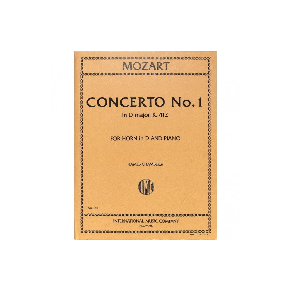Mozart, Wolfgang Amadeus - Concerto No. 1 in D major KV412 