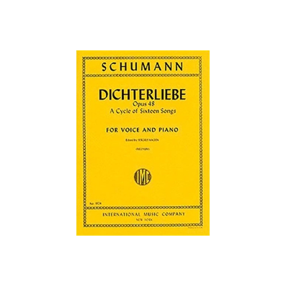 Schumann, Robert - DICHTERLIEBE Op48 Cycle of 16 Songs M Vce Pft 