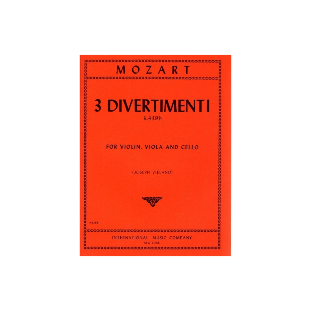 Mozart, Wolfgang Amadeus - Three Divertimenti KV 439b 