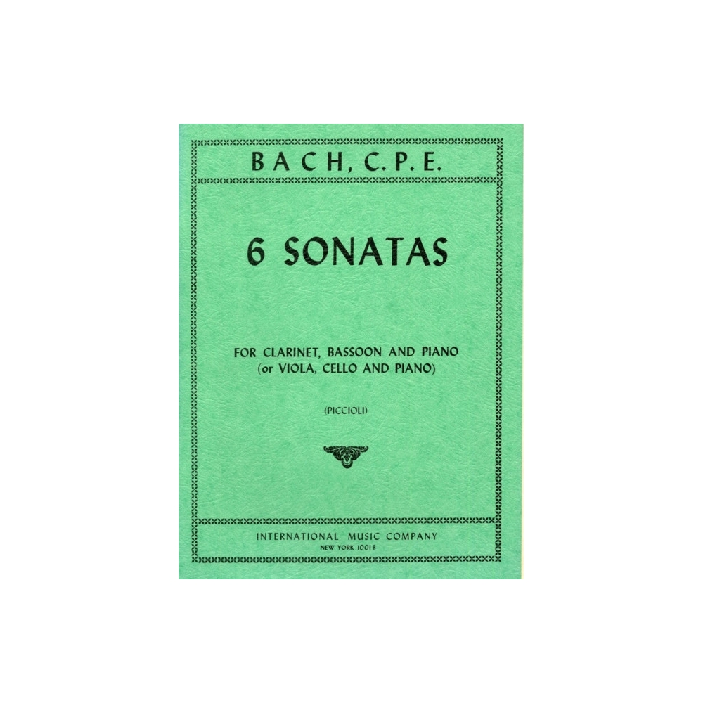 Bach, Carl Philipp Emanuel - 6 Sonatas 