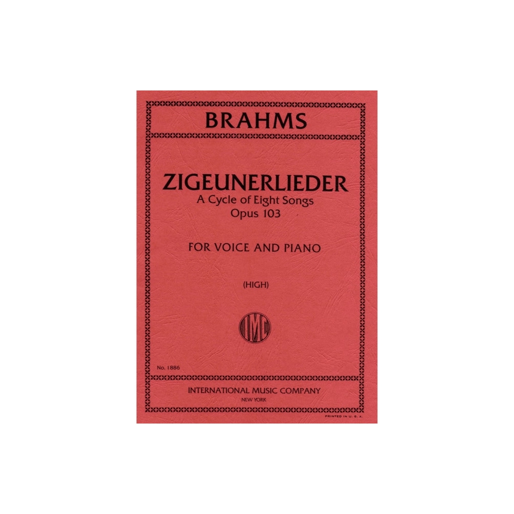 Brahms, Johannes - Zigeunerlieder Op. 103