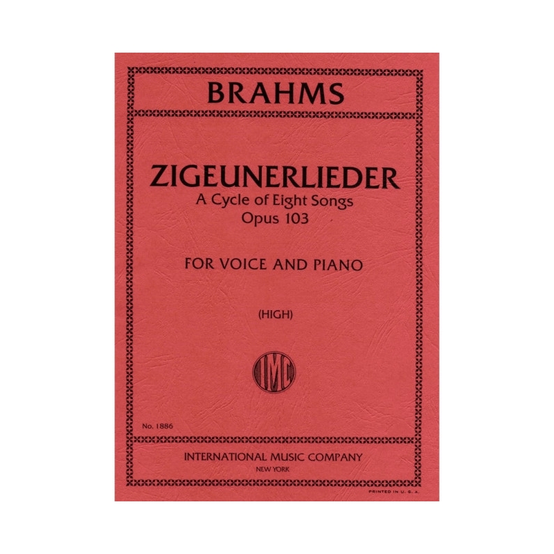 Brahms, Johannes - Zigeunerlieder op. 103