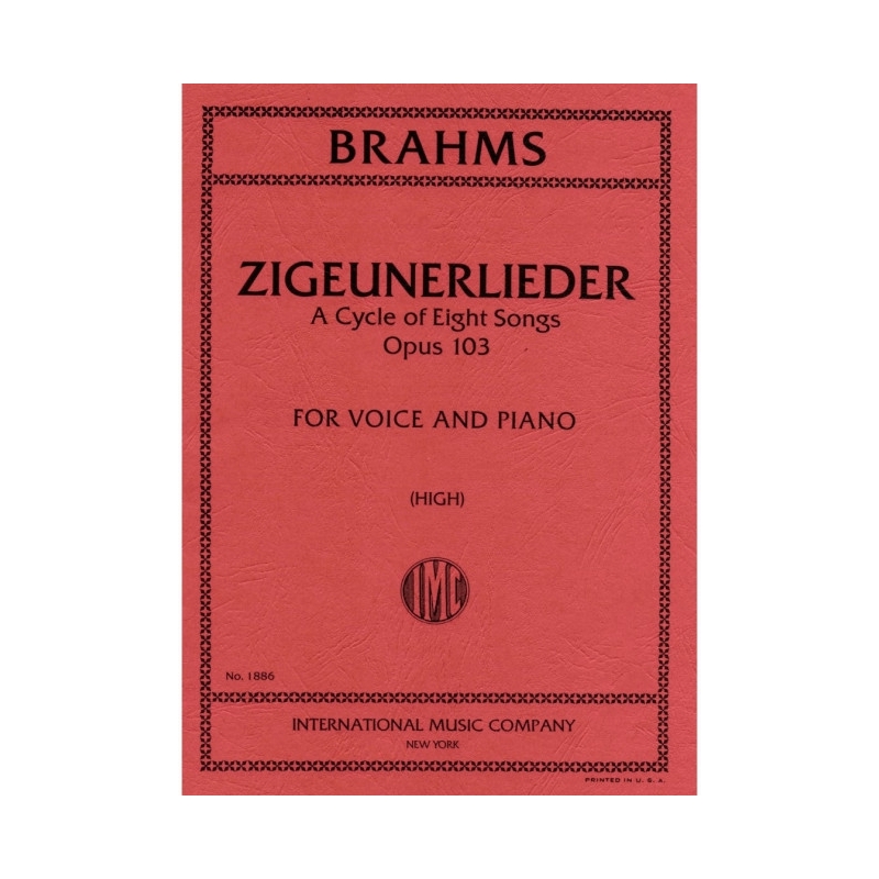 Brahms, Johannes - Zigeunerlieder Op. 103