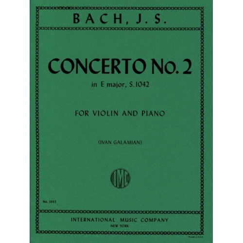 Bach, J.S - Concerto No.2 E...