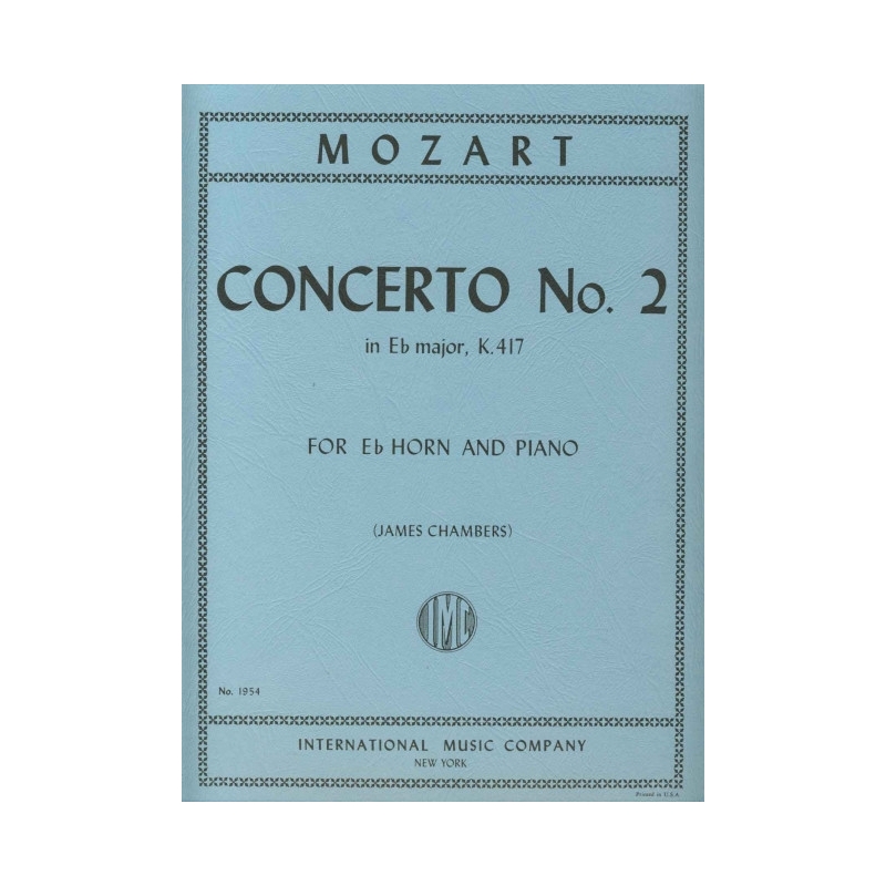 Mozart, Wolfgang Amadeus - Concerto No. 2 in Eb major KV 417