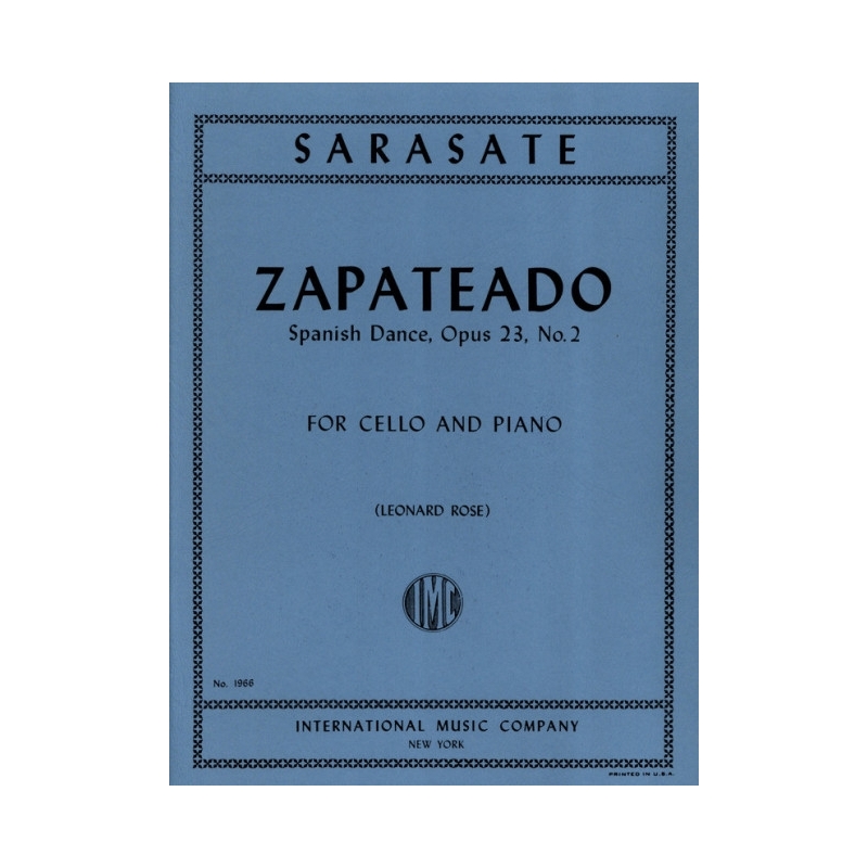 Sarasate y Navascuez, Martín Melitón Pablo de - Zapateado op. 23/2