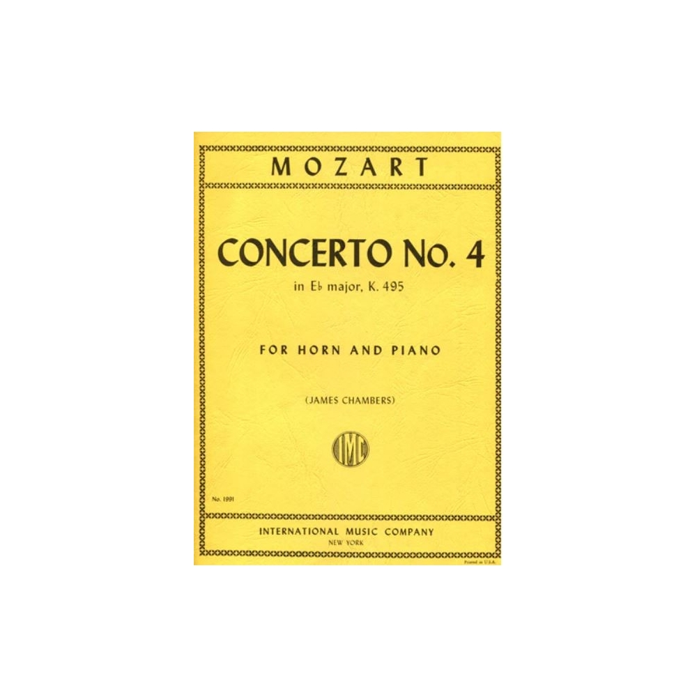 Mozart, Wolfgang Amadeus - Concerto No. 4 in E flat major KV 495 
