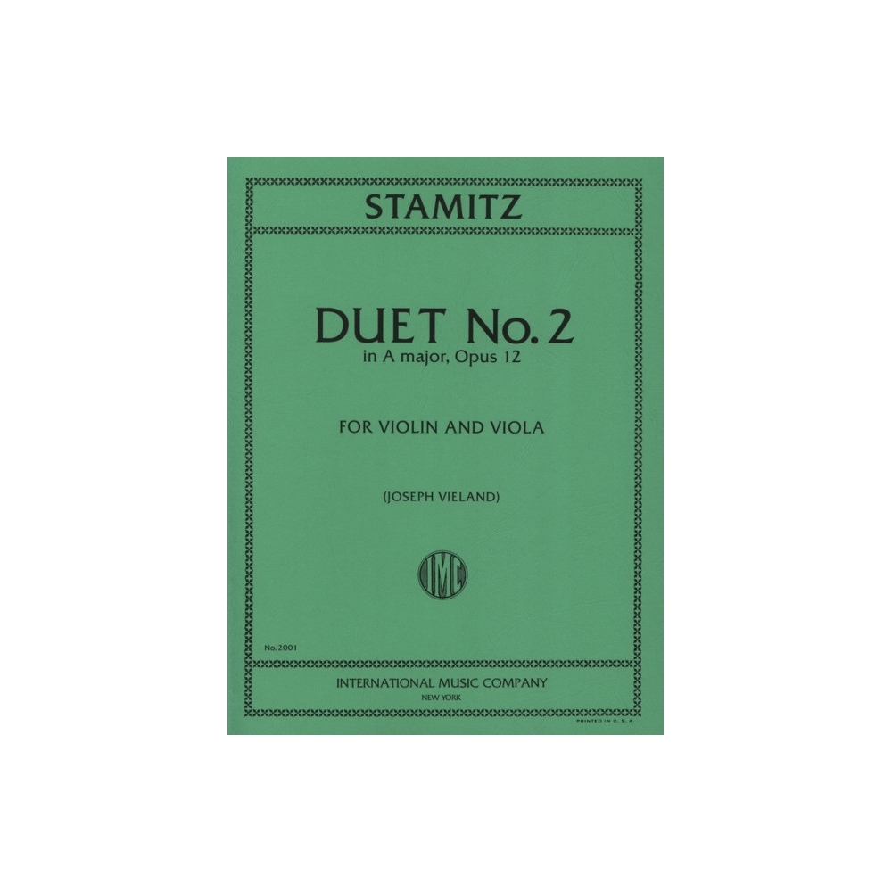 Stamitz, Carl Philipp - Duet No. 2 op. 12 