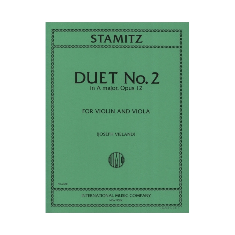 Stamitz, Carl Philipp - Duet No. 2 op. 12