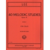 Lee, Sebastian - 40 Melodic Studies Vol. 1 op. 31 Vol. 1