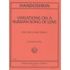 Handoshkin, Ivan - Variations on a Russian Song of Love 