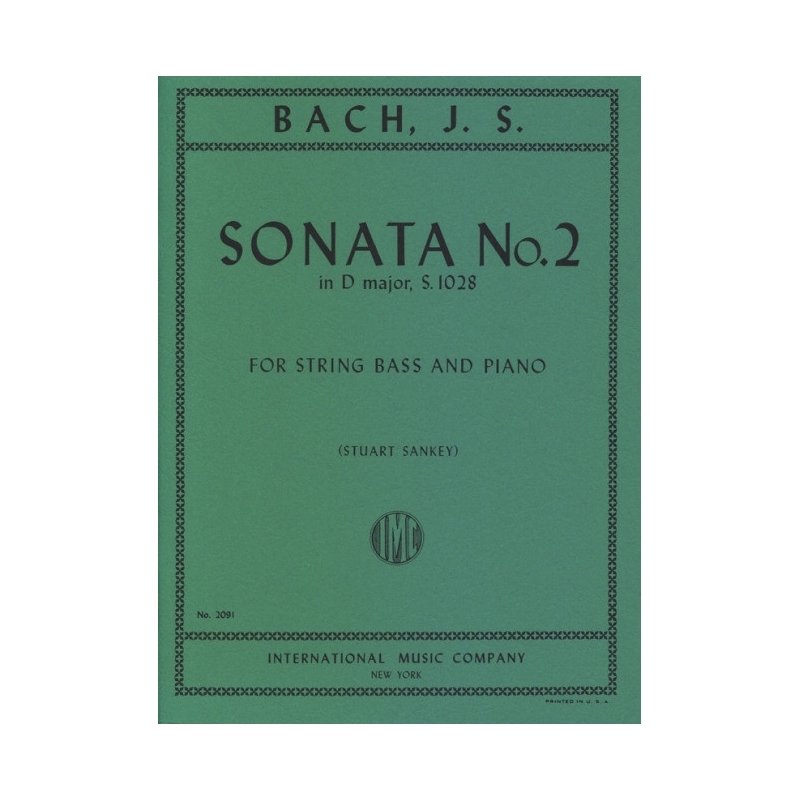 Bach, J.S - Sonata No. 2 in D major S. 1028