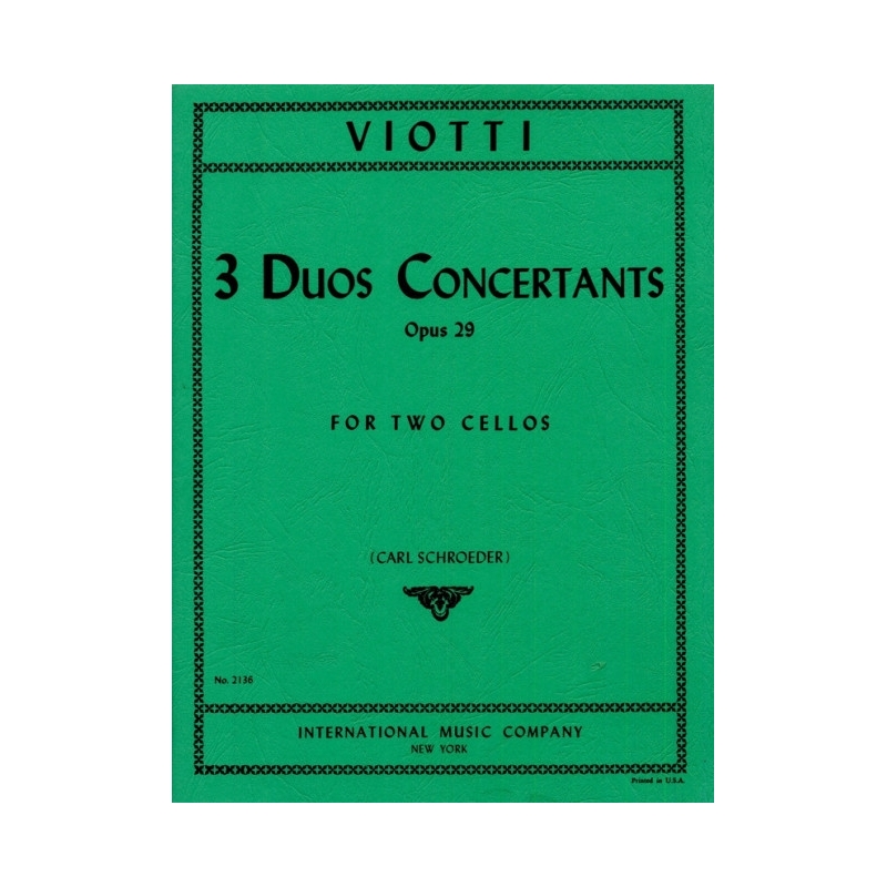 Viotti, Giovanni Battista - Three Duos Concertante op. 29 
