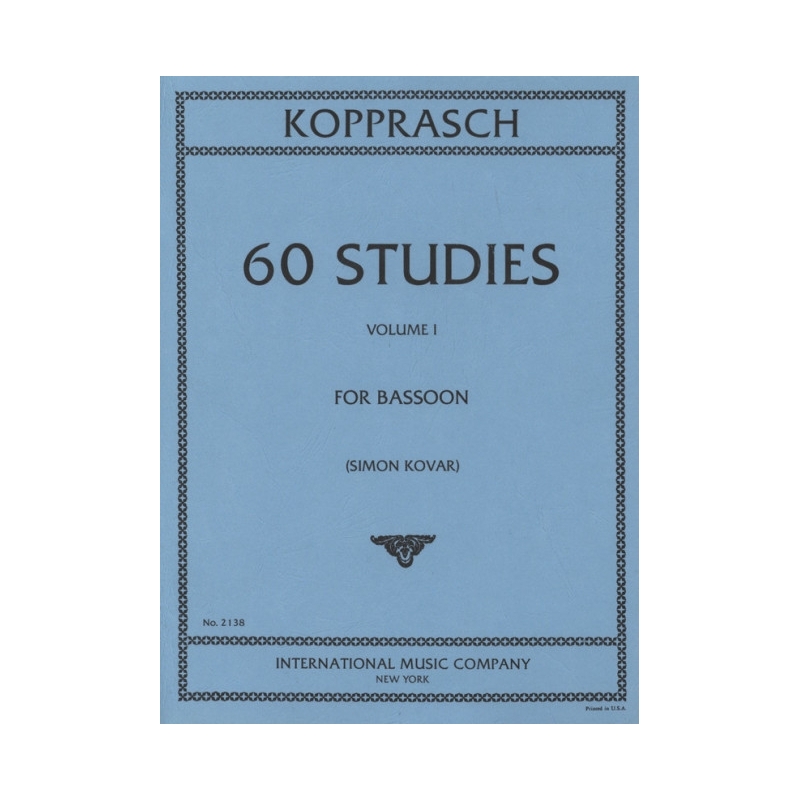 Kopprasch, Carl - 60 Studies Volume 1 Vol. 1