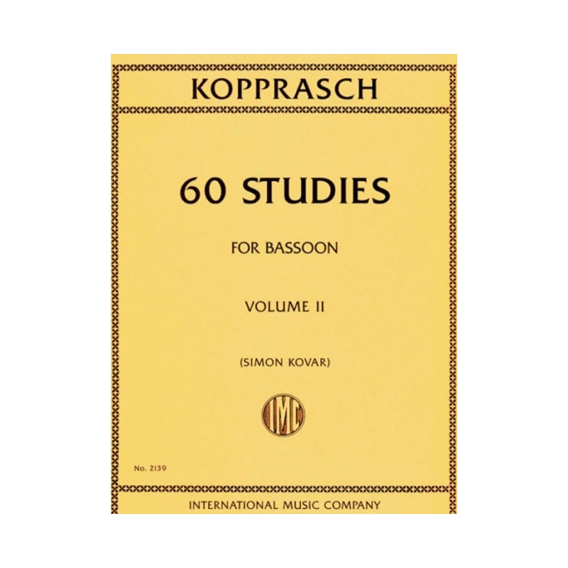 Kopprasch, Carl - 60 Studies Volume 2 Vol. 2