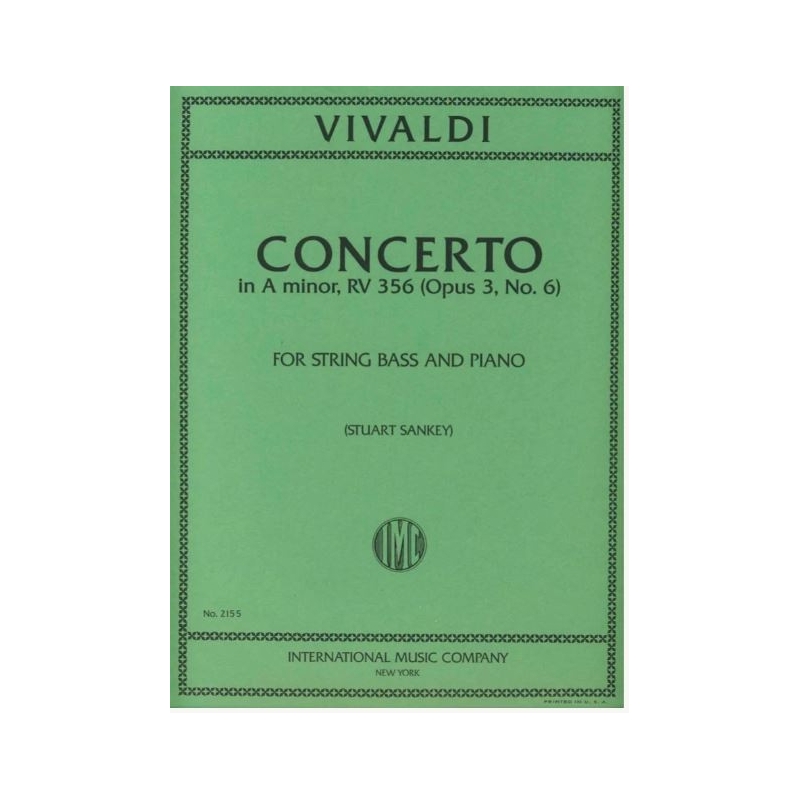 Vivaldi, Antonio - Concerto in A minor Op. 3 No. 6 RV 356