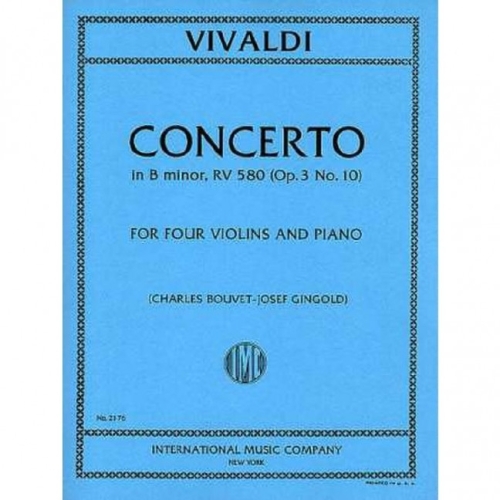Vivaldi, Antonio - Concerto B minor op.3/10 RV580 