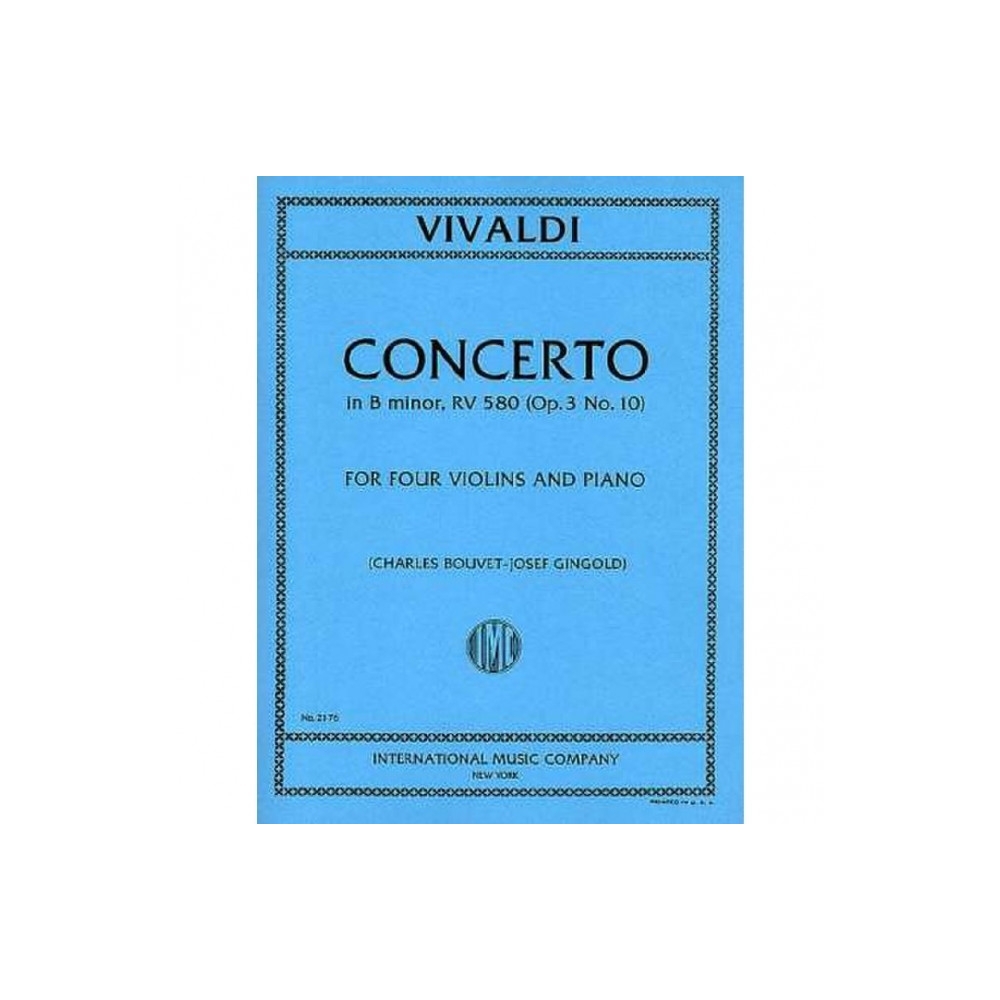 Vivaldi, Antonio - Concerto B minor op.3/10 RV580 