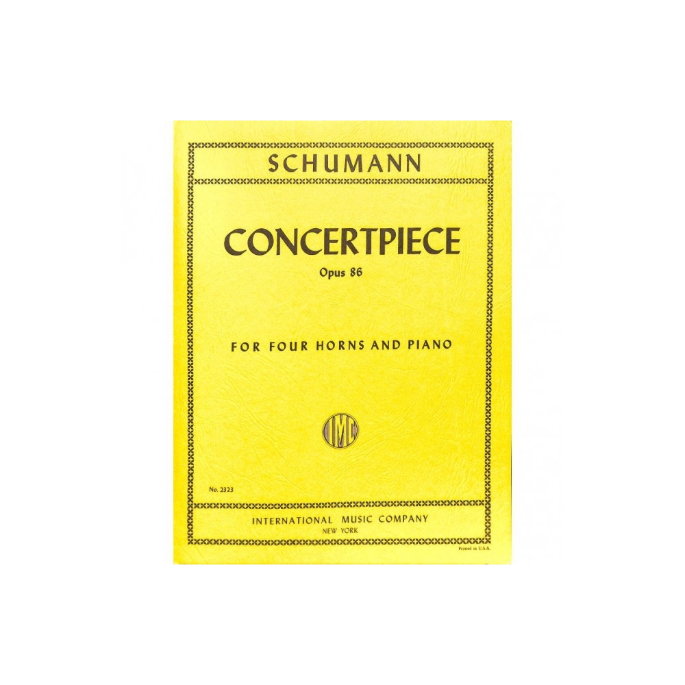 Schumann, Robert - Concertpiece Opus 86 op. 86 