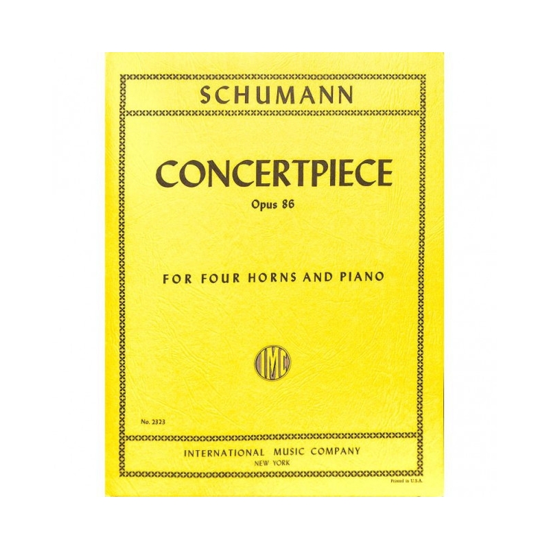 Schumann, Robert - Concertpiece Opus 86 op. 86 