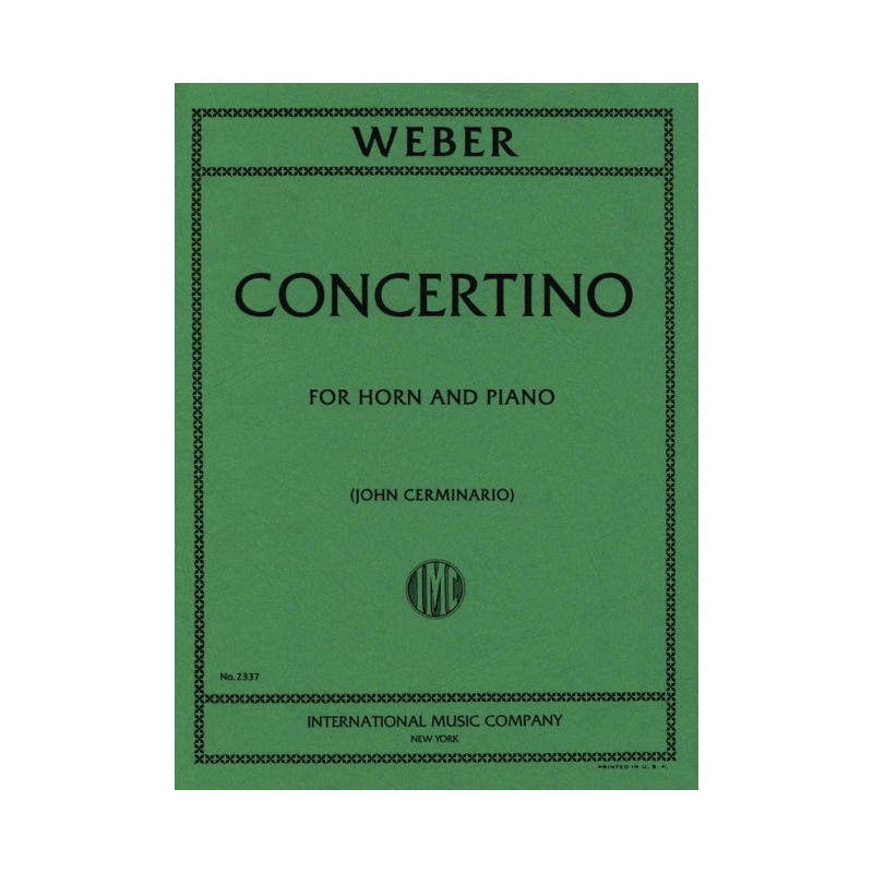Weber, Carl Maria von - Concertino op. 45