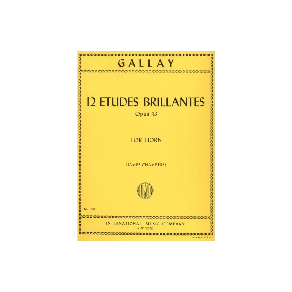 Gallay, Jaques Francois - 12 Etudes Brillantes op. 43 
