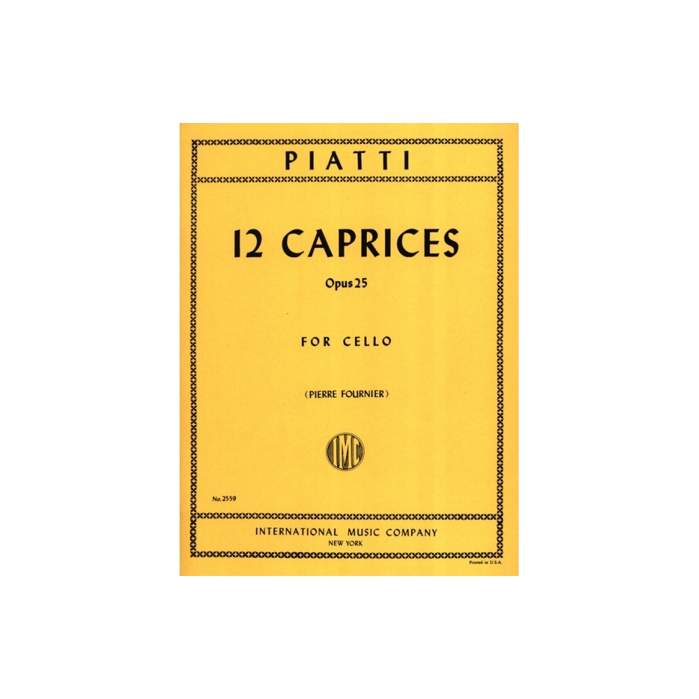 Piatti, Alfred - 12 Caprices op. 25 