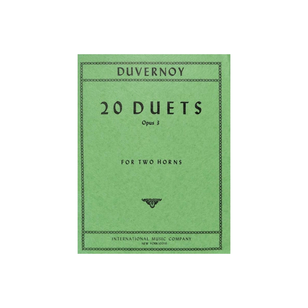 Duvernoy, Frédéric Nicolas - 20 Duets op. 3 