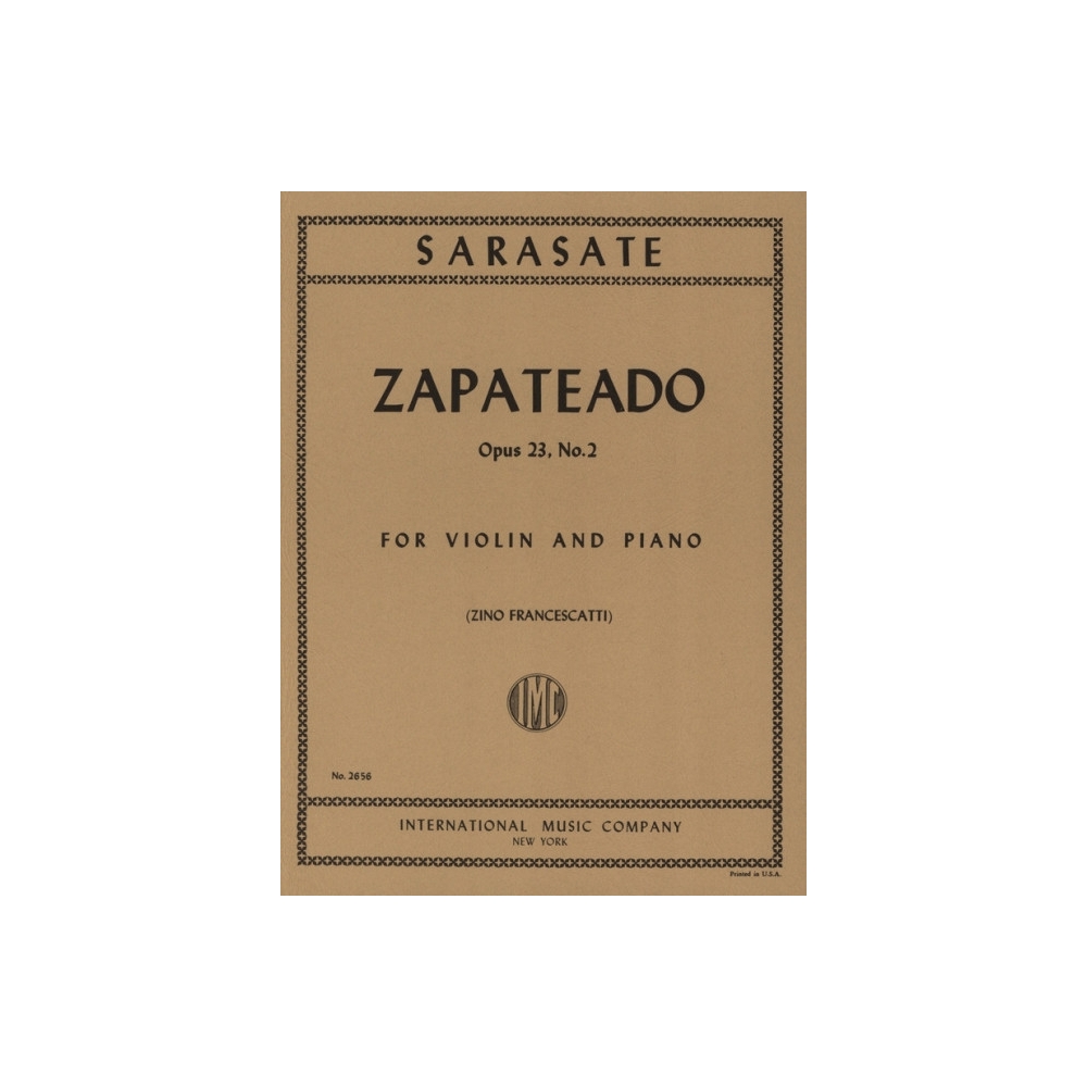 Sarasate y Navascuez, Martín Melitón Pablo de - Zapateado op.23/2 