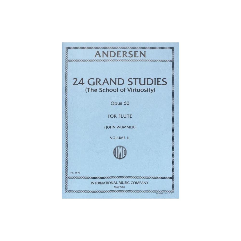 Andersen, Joachim - 24 Grand Studies Volume 2 op. 60 Vol. 2