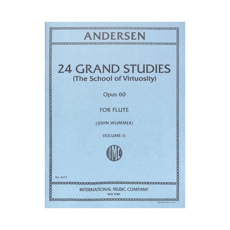 Andersen, Joachim - 24 Grand Studies Volume 2 op. 60 Vol. 2