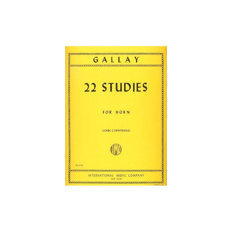 Gallay, Jaques Francois - 22 Studies