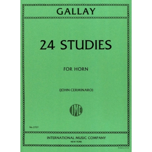 Gallay, Jaques Francois - 24 Studies