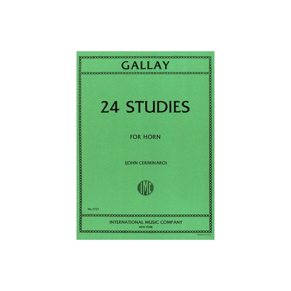 Gallay, Jaques Francois - 24 Studies 