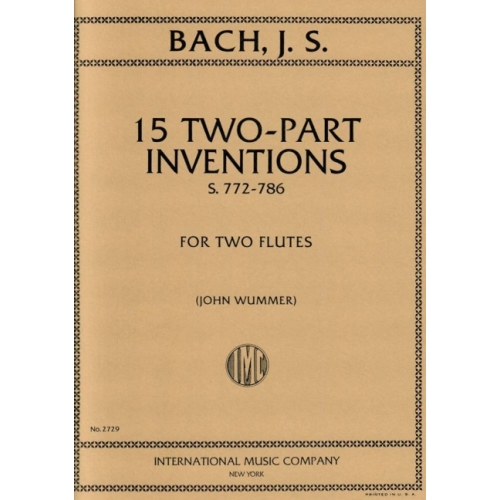 Bach, J.S - 15 Two-Part...