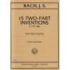 Bach, J.S - 15 Two-Part Inventions BWV 772-786 