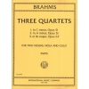 Brahms, Johannes - Three Quartets 