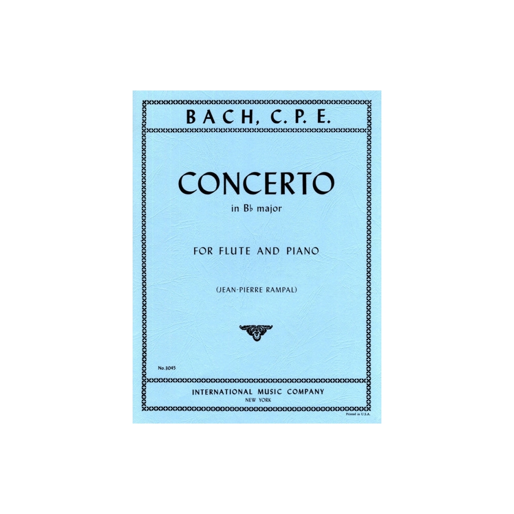 Bach, Carl Philipp Emanuel - Concerto in Bb major 