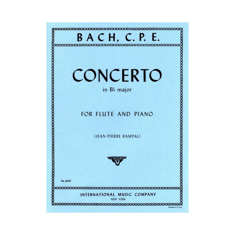Bach, Carl Philipp Emanuel - Concerto in Bb major