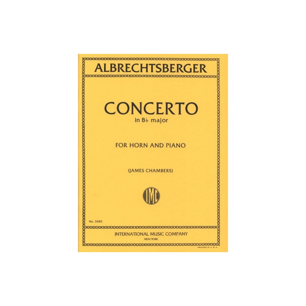 Albrechtsberger, Johann Georg - Concerto B flat major 