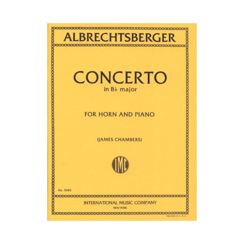 Albrechtsberger, Johann Georg - Concerto B flat major