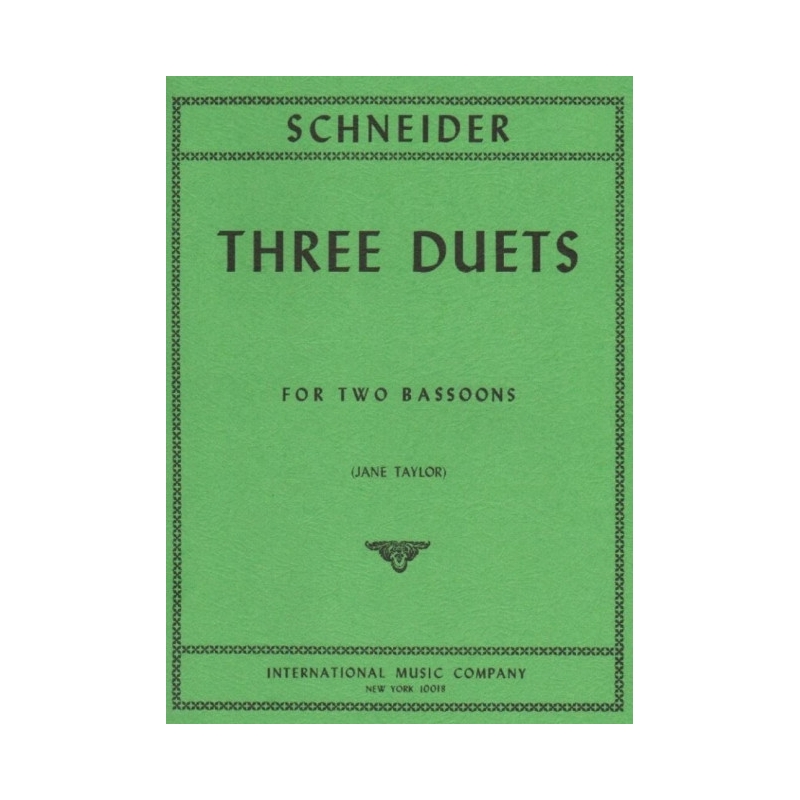 Schneider, Georg Abraham - Three Duets 